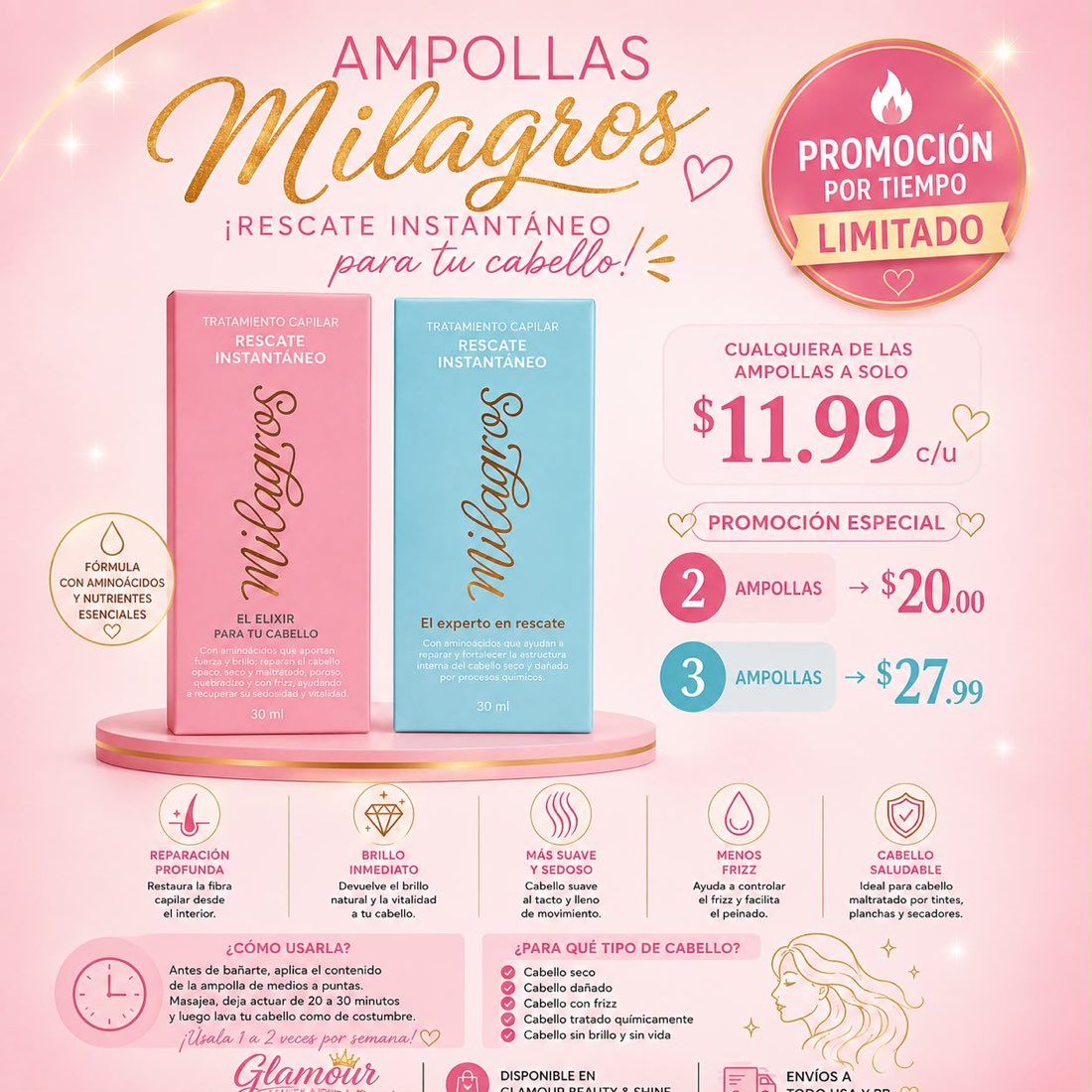 Ampollas Milagros - promocion