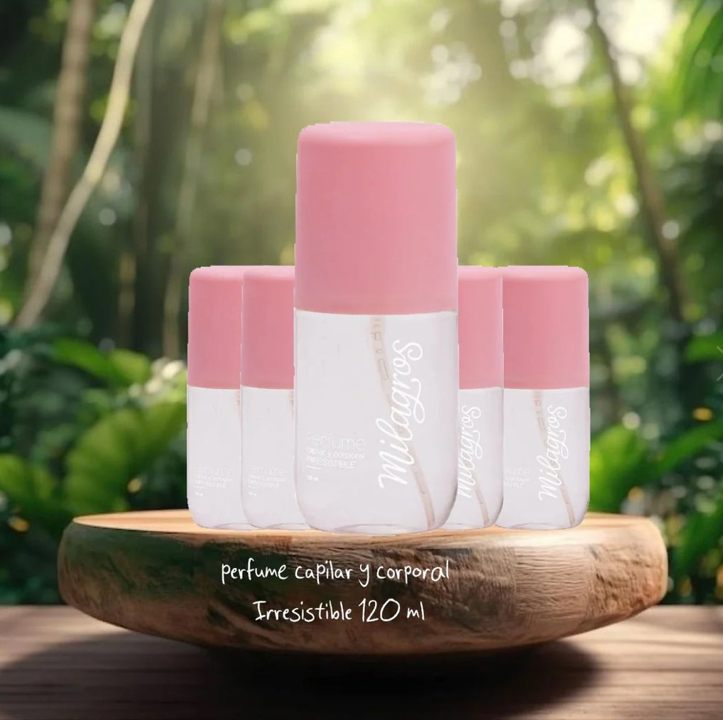Perfume Capilar y Corporal Irresistible - Milagros 120ML - Milagros