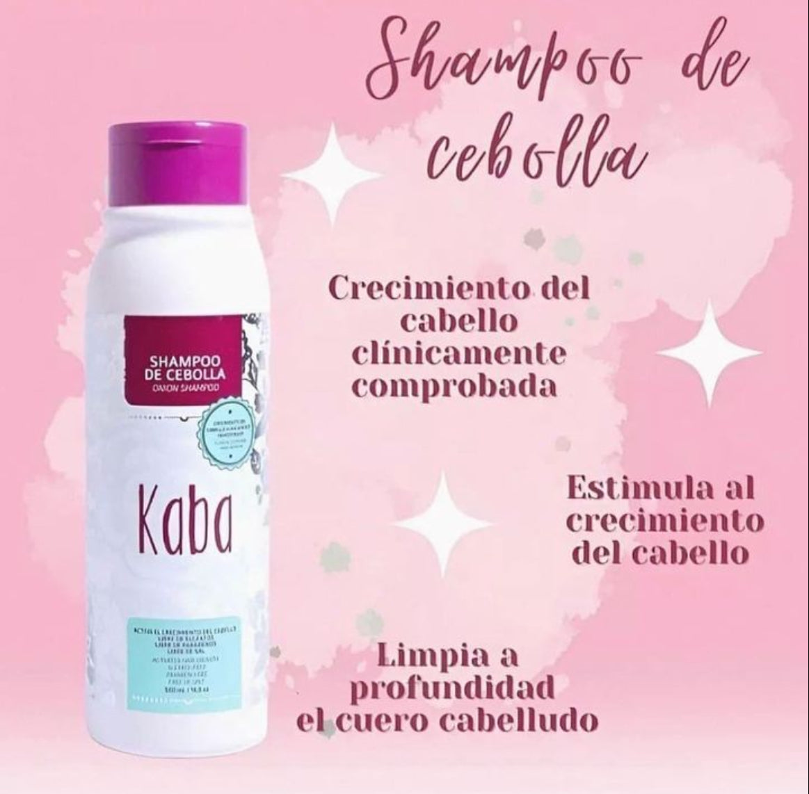 Combi KABA - Biomascarilla Capilar y Shampoo de Cebolla - KABA