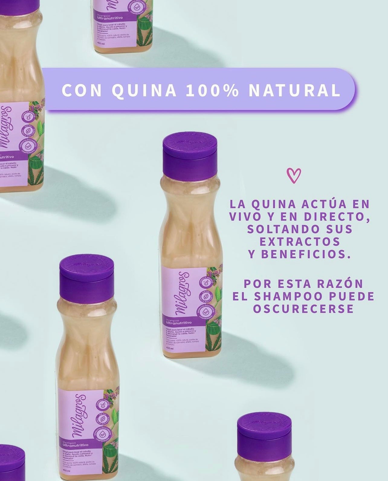 Shampoo Ultranutritivo Premium - Milagros 450ML - Milagros