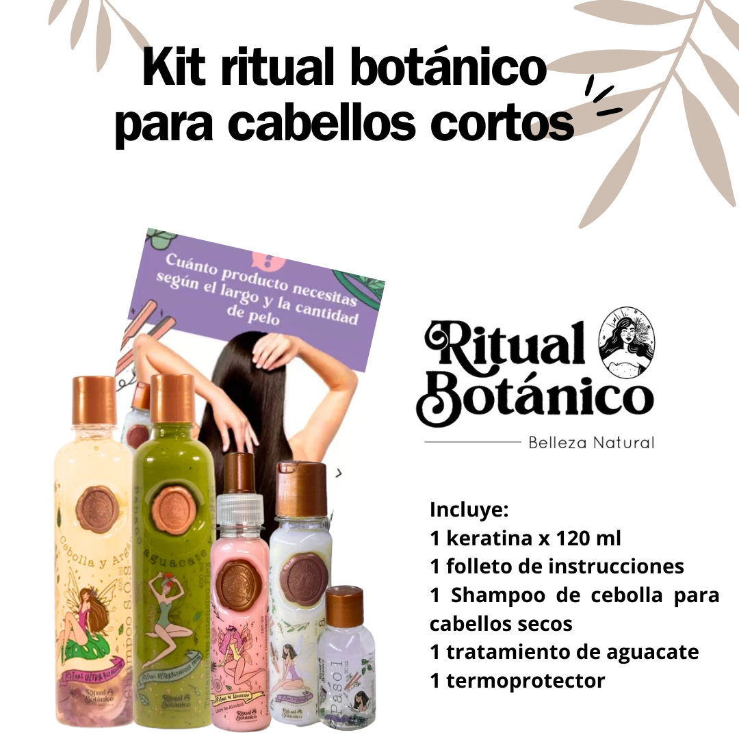 Kit Ritual Botánico para Cabellos Cortos - Ritual Botanico