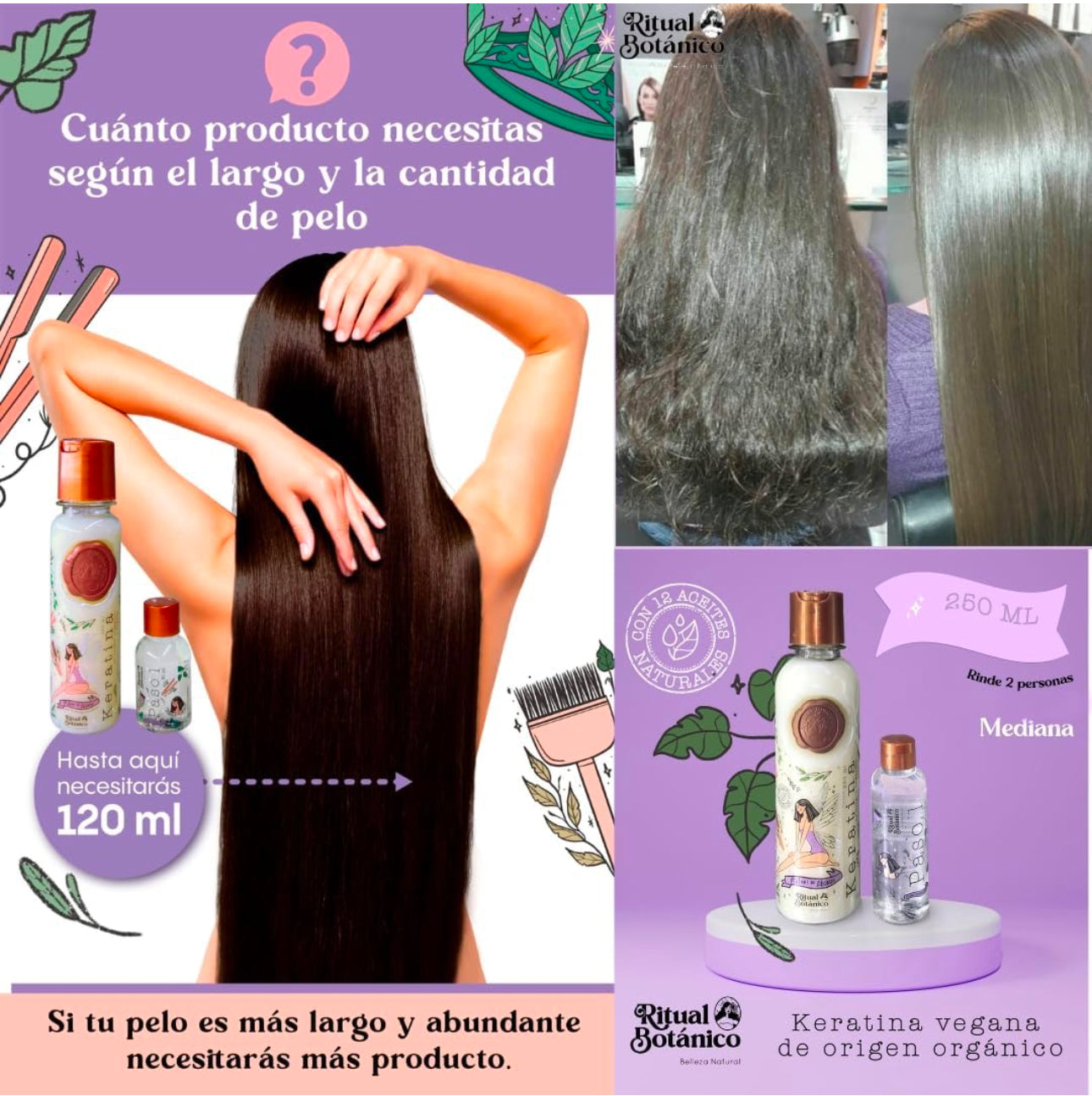 Keratina Orgánica - Ritual Botánico 250ML - Ritual Botanico