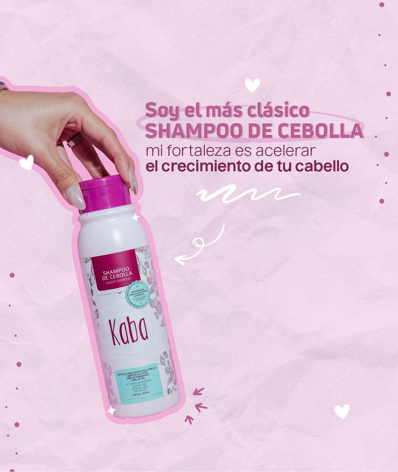 Shampoo de Cebolla - KABA 500ML - KABA