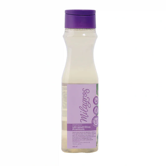 Shampoo Ultranutritivo Premium - Milagros 450ML - Milagros