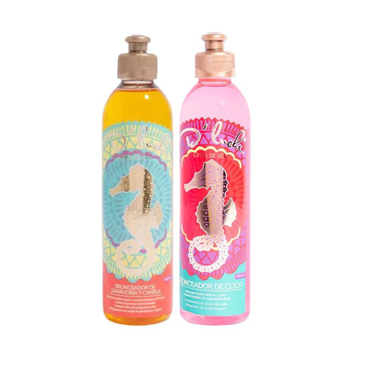 Kit de Bronceo D'Luchi - Bronceador de Zanahoria y Bronceador de Coco - D'Luchi
